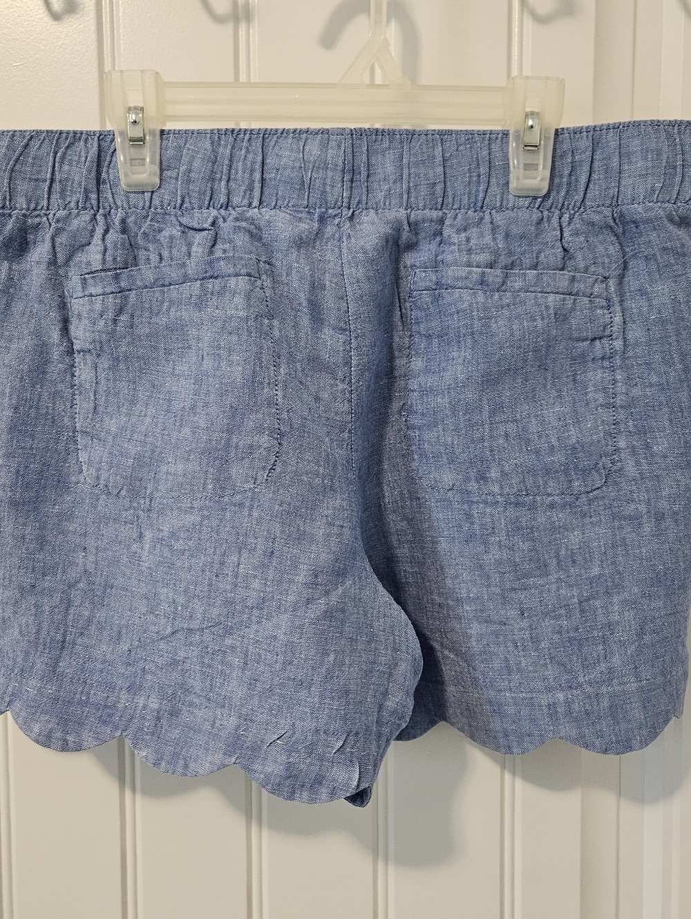 Lilly Pulitzer Sky Blue Scallop Hem Shorts - Picture 4 of 7